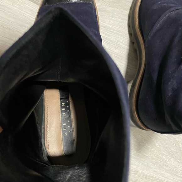 Stephen Venezia ankle boots, navy, size 8 - Picture 6 of 6